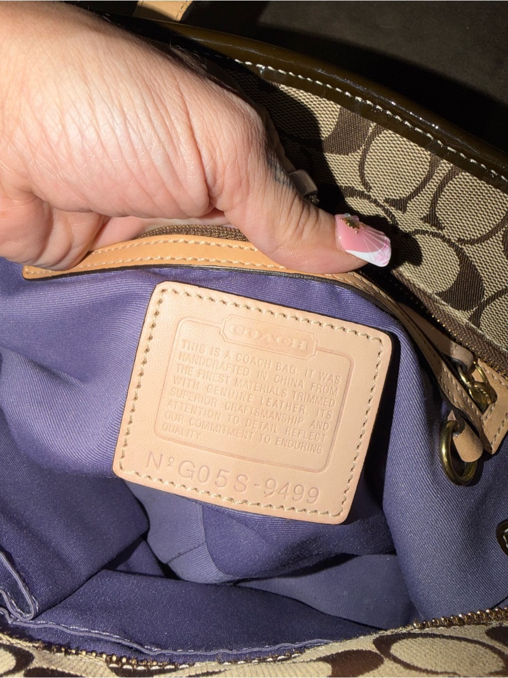 Y2K Coach patchwork tote - Picture 7 of 8